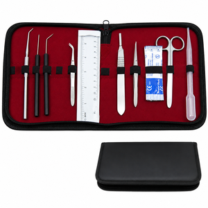 ชุดเครื่องมือผ่าตัดขนาดเล็ก 9 ชิ้น สำหรับนักศึกษาแพทย์ ชุดเครื่องมือผ่าตัดชีววิทยา ยี่ห้อ German Gr - Product Image 6