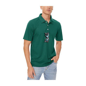 Meilleurs polos pour hommes pour hommes Dry Performance Print Short Sleeve Moisture Wicture Golf Polo Shirts made in Pakistan - Product Image 3