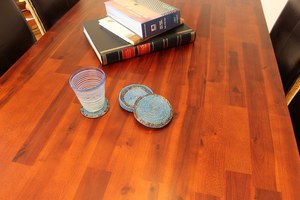 Handmade Beaded <b>Coasters</b>-Classic <b>Drink</b> <b>Coasters</b> with Polyester Backing (4x4 Inch) for Church and Religious Gifts - Product Image 3