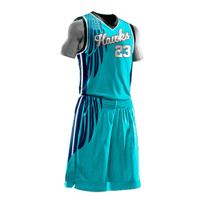 Dernier design, uniforme de basketball unisexe pour adultes, services OEM, impression par sublimation personnalisée, respirant, grande taille - Product Image 2