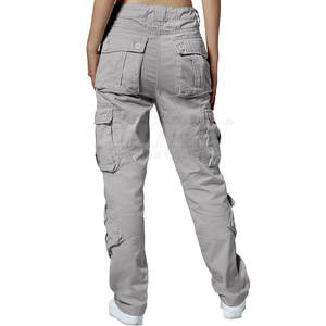 กางเกงคาร์โก้ผ้ายืดอเนกประสงค์มีกระเป๋าเก็บของพิเศษกางเกงคาร์โก้ใส่สบายใช้ได้ทุกวัน - Product Image 3