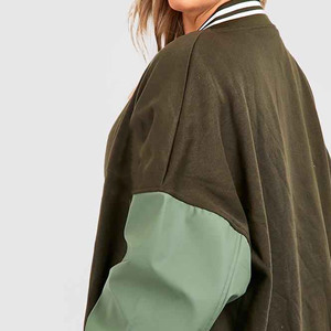 Chaqueta Varsity Letterman de Piel de Oveja con Diseño Personalizado de Alta Calidad al por Mayor - Product Image 5