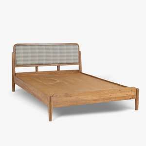 Luxury Solid Wood Foldable Adjustable <b>Bed</b> <b>with</b> Sleek Contemporary Design Durable Build Beautiful Aesthetic for Modern Bedroom - Product Image 5