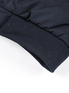 Veste épaisse en polaire chaude, veste matelassée décontractée à fermeture éclair avec col de baseball pour hommes pour l'automne et l'hiver pour hommes vestes matelassées - Product Image 5
