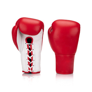 Guantes de Boxeo Personalizados de Alta Calidad, Hechos a Mano con Cuero Genuino, con Cordones y Logotipo Personalizado - Product Image 1