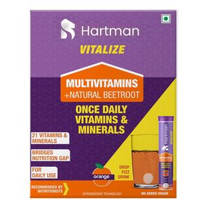 Vitaminas Diarias Efervescentes Vitalize con Sabor a Naranja, Extracto de Remolacha, Nutrientes Esenciales en Polvo para Adolescentes - Product Image 4