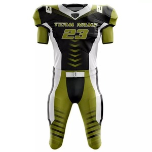 Nuevo Uniforme de Entrenamiento de Fútbol Americano Profesional de Alta Calidad, Talla XL, Patrón de Número Impreso por Transferencia de Calor, 100% - Product Image 2