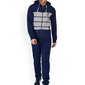 Fabricación de chándales de tamaño personalizado de calidad Hugh, trajes para correr, chándal de hombre con cremallera de gran tamaño - Product Image 1