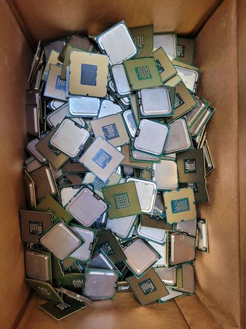 Intel 486 & 386 CPU  Ceramic Scrap-CPU  Ceramic Scrap for Gold Recovery-Laptop & Phones CPU  Ceramic Scrap Board