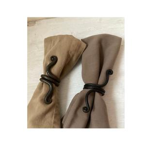 Premium <b>metal</b> napkin <b>rings</b> set polished reusable decorative table holders <b>for</b> weddings, banquets, and festive dining - Product Image 6