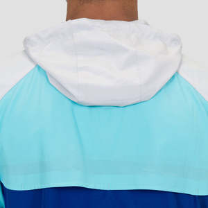 Chaqueta cortavientos para exteriores de marca personalizada para hombre, chaqueta cortavientos ligera con capucha de tela ecológica impermeable para invierno - Product Image 3