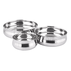 Belly D Bowl Premium Acero inoxidable 2 piezas Utensilios ligeros aptos para lavavajillas para servir y exhibir - Product Image 1