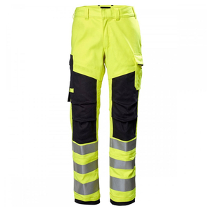 Vente en gros Vêtements de travail haute visibilité Pantalons pour hommes Pantalons de sécurité réfléchissants pour la construction avec poches latérales Logo personnalisable - Product Image 1