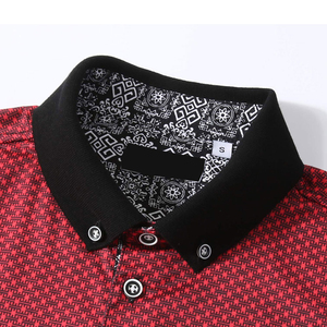 Nouveauté polos pour hommes couleur personnalisée meilleure qualité tissu en toile à motif solide à bas prix fabriqué au Pakistan - Product Image 4