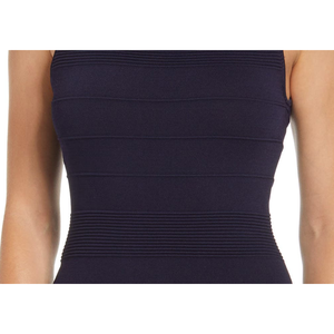 Abito Vince Camuto Bodycon senza maniche in maglia blu navy, taglia media - Product Image 3