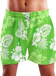 Men's Custom Logo Front Printed 100% Polyester <b>Swim</b> <b>Board</b> <b>Shorts</b> Breathable Eco-Friendly Plus Size Drawstring Waist for Workout - Product Image 6