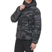 Chaqueta Acolchada para Hombre al por Mayor con Capucha, Chaquetas de Talla Grande, Chaquetas Casuales de Invierno para Hombre, Hechas en Vietnam