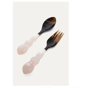 Accesorios de Lujo para el Hogar, Juego de Servidores de Ensalada de Acacia, Ecológicos, Aptos para Lavavajillas, Utensilios para Ensalada, Hechos en India - Product Image 1