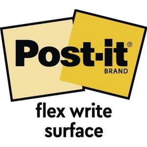 Pizarra Magnética Blanca Scotch-Brite de 60.9 x 91.4 cm con Superficie de Escritura Flexible de PET y Boquilla de Pulverización de Tela - Product Image 1