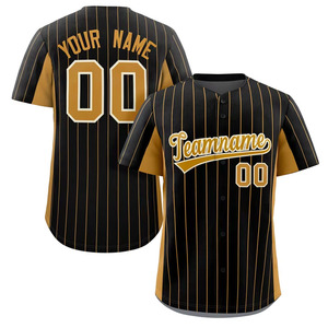 Maillot de baseball de haute qualité séchage rapide respirant 100% tissu de maille de polyester grande taille imprimé Logo maillot de baseball - Product Image 5