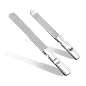 Professionnel 100/180/240 Grit Lime À Ongles Éponge Tampons Double Acier Droit Durable pour Manucure Soins Des Ongles Lavable Naturel - Product Image 5