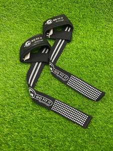 Crossfit Bodybuilding Strength Training Figure 8 <b>Lifting</b> <b>Strap</b>-Lightweight Neoprene Elastic Adjustable Anti-Slip <b>Straps</b> - Product Image 3