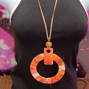 The Craft Exim Handmade Resin Beads Necklace Premium Fashion Jewelry Women Stylish Party Wear Gift Four Seasons Export Quality - Product Image 1