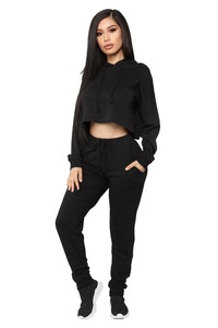 Novedad de 2025, ropa de mujer, venta al por mayor, conjunto de 2 piezas con capucha y pantalones de chándal con cremallera, trajes cortavientos de nailon personalizados para correr - Product Image 5
