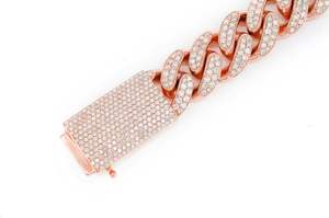 Miami <b>Cuban</b> <b>Link</b> <b>Bracelet</b> Real Diamond Iced Out <b>Link</b> Chain <b>Cuban</b> <b>Bracelet</b> for <b>Men</b> High Grade Fashion <b>Bracelet</b> <b>Mens</b> Jewelry - Product Image 4