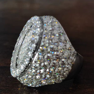 8.00Ct Ice Out Baguette Cut Moissanite Pave Setting Claw Setting White Gold Hip Hop Style Hombres 925 Sterling Silver - Product Image 2