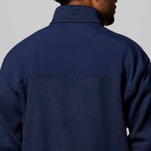 Sweat-shirt décontracté de haute qualité pour hommes avec col montant et boutons, logo personnalisé, matière douce, prix avantageux pour les acheteurs en gros - Product Image 5