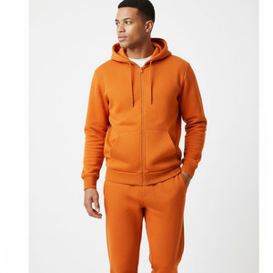 Poids lourd hommes fermeture éclair survêtement épais polaire chaud vêtements de sport Gym Fitness Jogging ensemble décontracté Streetwear deux pièces - Product Image 1