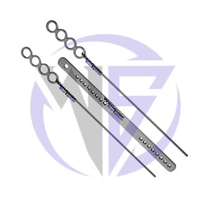 ขาตั้งสองขาแบบดราฟฟินทำจากเหล็กกล้าไร้สนิมสำหรับการผ่าตัด พร้อมแผ่นแมกัวรัน รองรับปากและลิ้นสำหรับเครื่องมือเปิดปาก - Product Image 5