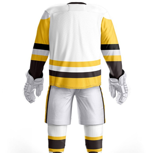 Maillot de hockey sur glace personnalisé pour équipe adulte, sublimé, réversible, respirant, écologique, séchage rapide, polyester/coton, personnalisé pour hommes - Product Image 3
