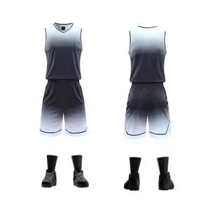 Uniforme de basket-ball personnalisable de haute qualité pour hommes ensemble séchage rapide tissu respirant couleurs fluorescentes pour l'été-prix de gros - Product Image 2