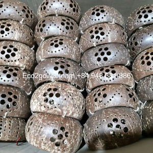 ¡2025 al por mayor! CASCA DE COCO HECHO A MANO TEALIGHT CANDLE STRAR/SOPORTE DE CASCA DE COCO para DECORACIÓN DEL JARDÍN DEL HOGAR - Product Image 5