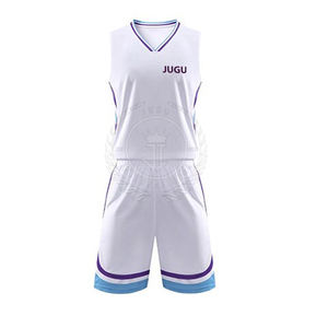 Maillots de basket-ball pour hommes de haute qualité à bas prix, ensembles uniformes, antibactériens, respirants, séchage rapide, 100% polyester - Product Image 2