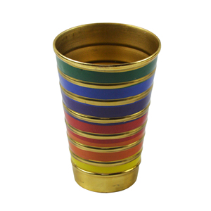 Pot Design Peint Thème LGBTQ Décor de Table Parfait Bureau et Salon Design Vase à Fleurs en Métal Jardinière Colorée Arc-en-ciel - Product Image 6