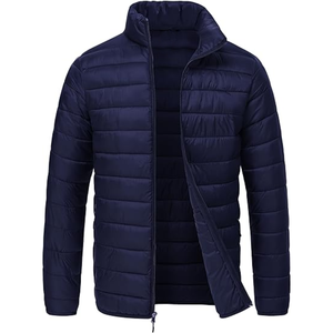 Nueva chaqueta acolchada de invierno de estilo único 2025, chaqueta acolchada de burbuja brillante para hombre, chaqueta cortavientos personalizada - Product Image 1