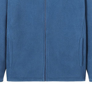 Invierno hombres logotipo personalizado cremallera transpirable prendas de vestir Polar chaqueta de lona de talla grande chaquetas de lana Polar para hombres - Product Image 5