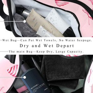 Nuevo logotipo personalizado Bolsas de lona de gran capacidad Ligero Precio barato Bolsa de viaje de lona - Product Image 4