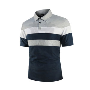 Polo de algodón 100% para hombre, ropa de verano informal de manga corta, ropa de calle ajustada para hombre, camisa Polo estilo 2023 - Product Image 2