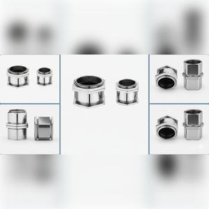 Prensaestopas de Latón de Alta Resistencia con Compresión Simple AE6 Rosca M25 IP65 Niquelado para Cable de 20 a 24 mm - Product Image 4