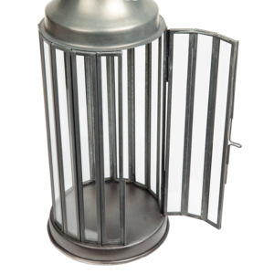 High Quality <b>Outdoor</b> Round Metal Pillar <b>Candle</b> <b>Holder</b> Unique Designer Lanterns in 2 Sizes for Home Decoration - Product Image 5