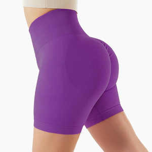 Vêtements de sport à haute élasticité pour femmes en gros, pantalon de fitness push-up, course à pied avec taille élastique et poches latérales - Product Image 1