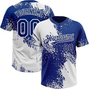 Maillot de baseball unisexe à numéro personnalisé Maillot de baseball doux à séchage rapide par sublimation Maillot de baseball grande taille - Product Image 1