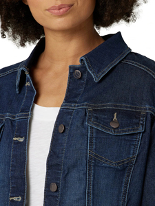 Denim <b>Jacket</b> <b>Women</b> Men Unisex Casual Washed Cotton Button Closure Turn-down Collar Long Sleeve <b>Spring</b> Standard Fit - Product Image 6