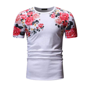 เสื้อยืดผ้าโพลีเอสเตอร์100% สำหรับผู้ชายเสื้อยืดผสมสต็อกแบบธรรมดาพิมพ์ลายซับลิเมชัน - Product Image 6