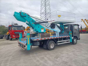 Camión plataforma elevadora diésel usado de China 4x2 4x4 LHD RHD de 23m con cesta grande, listo para conducir - Product Image 5