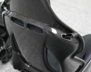 Asientos de Carreras Ajustables de Fibra de Carbono FERRAR-I 296/ SF90 Negro/Rojo 916576/917076 - Product Image 4